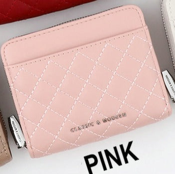 High quality PU material Ladies purse KB047 Pink
