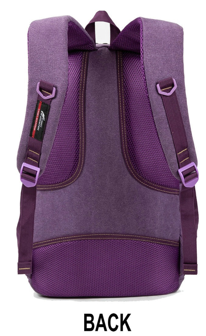 28L Canvas Backpack SC551 Black