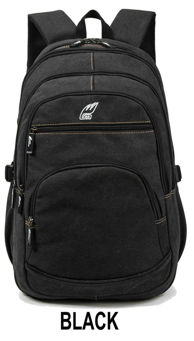 28L Canvas Backpack SC551 Black