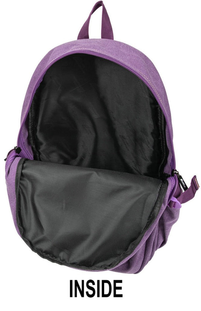 28L Canvas Backpack SC551 Purple