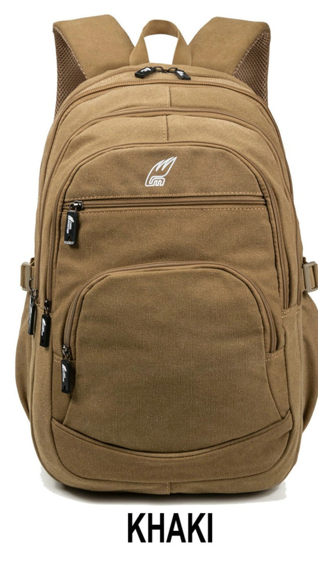 28L Canvas Backpack SC551 Khaki