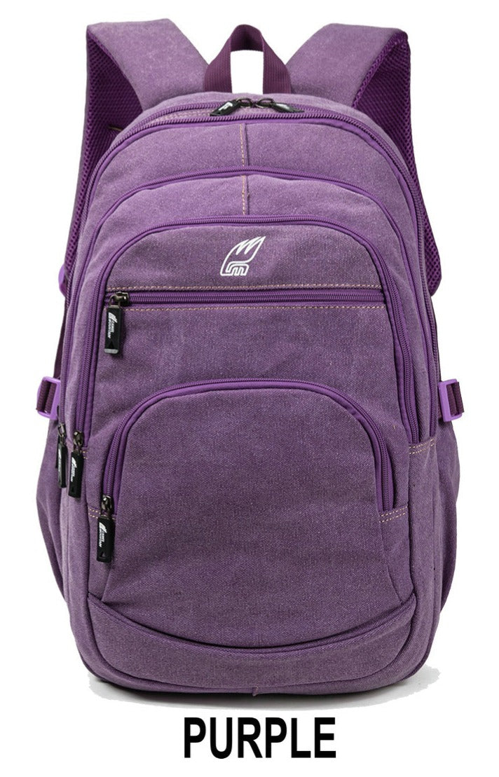 28L Canvas Backpack SC551 Purple