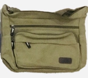 Canvas shoulder bag SL21017 Army Green