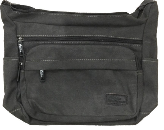 Canvas shoulder bag SL21017 Black