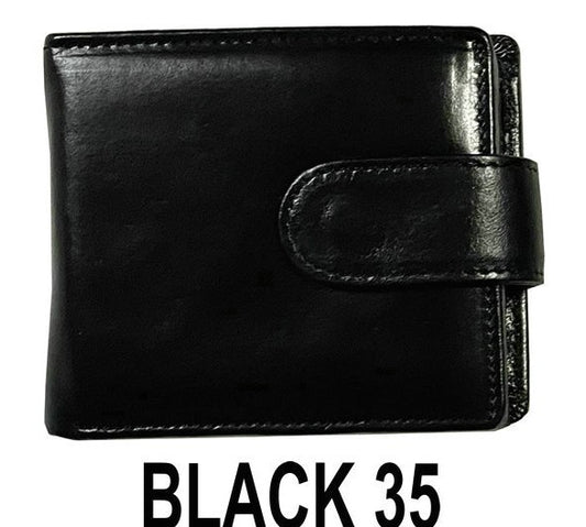 Leather wallet XY18088 Black