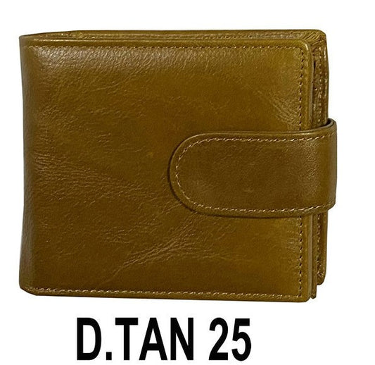 Leather wallet XY18088 Dark Tan