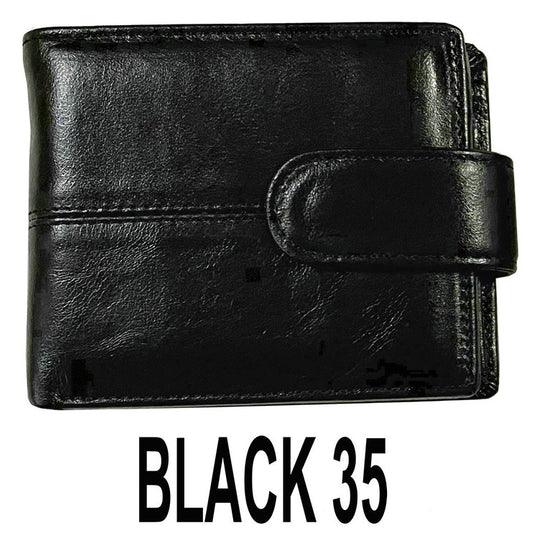 Leather wallet XY18771 Black