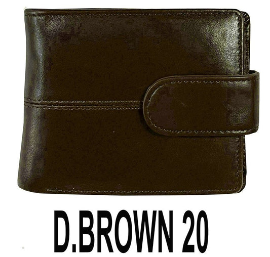 Leather wallet XY18771 Dark Brown