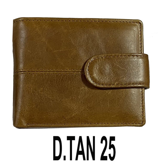 Leather wallet XY18771 Dark Tan