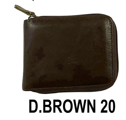 Leather wallet XY20027S Dark Brown